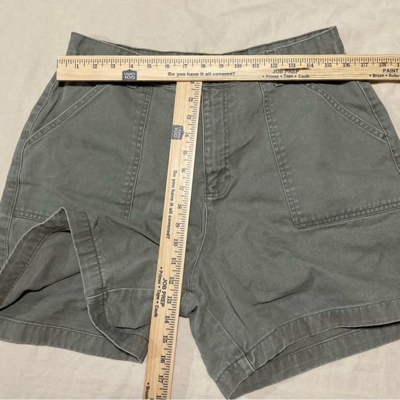 Cherokee High Waist Women's Shorts in Olive Green - Picture 3 of 12